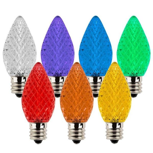 Led C7 Holiday Lights C7 Led Christmas Lights Replacement Bulbs Popular 0.5W E12 AC120V - Image 2